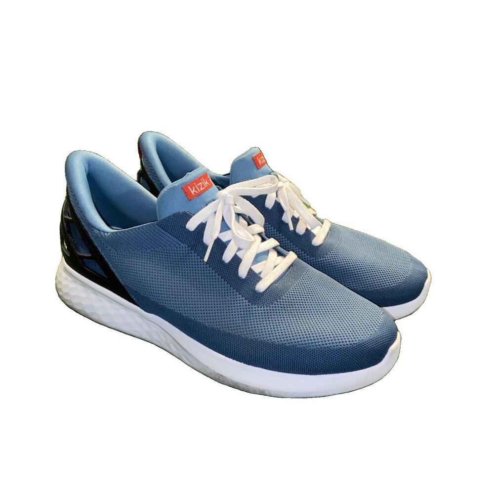 Kizik Athens Hands Free Labs Sneakers Sea Blue Shoes Men’s 14 Wide Womens 15.5